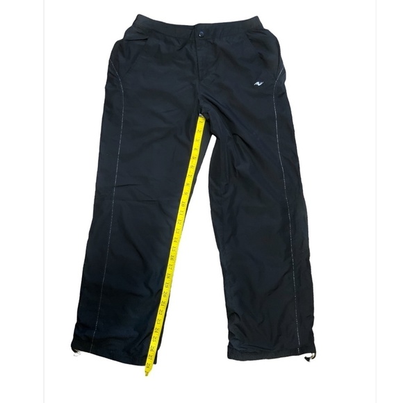 Athletic Works Wind Breaker Pants Lined Size Small Petite 4/6 Black - Picture 4 of 9